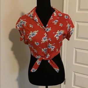 Adam Levine Vintage Inspired Crop Top